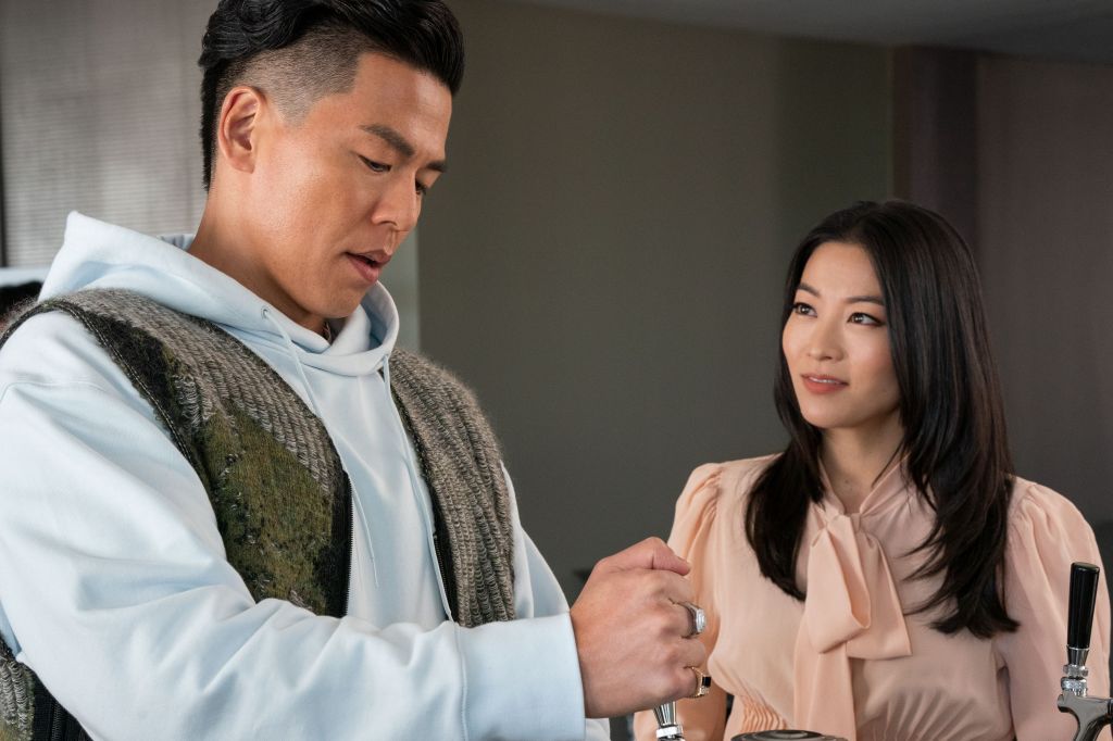 Rich Ting & Arden Cho in "Partner Track" / Image © Netflix