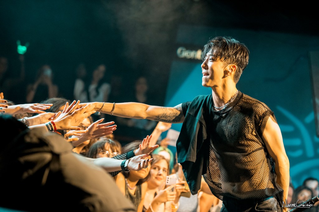 Bang Yongguk at Dingwalls in Camden Lock, London / Image © Narine Chalabi for View of the Arts