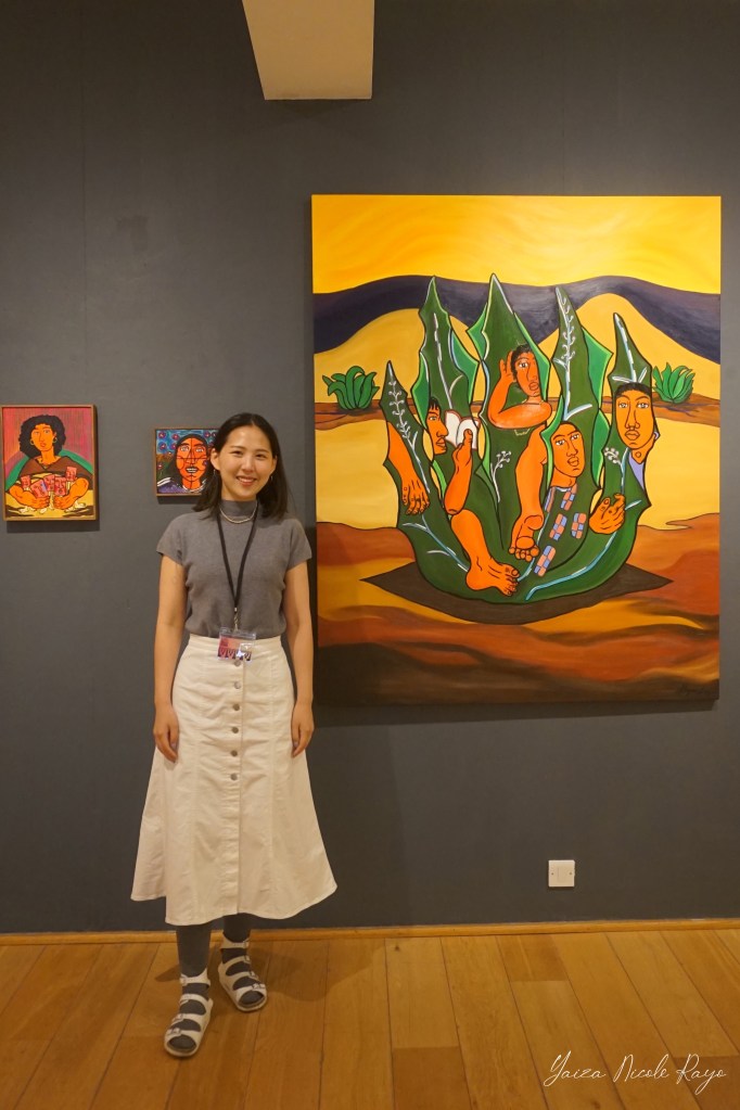 It is undeniable that through her paintings, Lee seeks to capture the essence of Tula's powerful visuals and translate them onto the canvas / Image © Yaize Nicole Raya