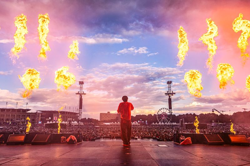 j-hope at the Lollapalooza / Image courtesy of BIGHIT MUSIC