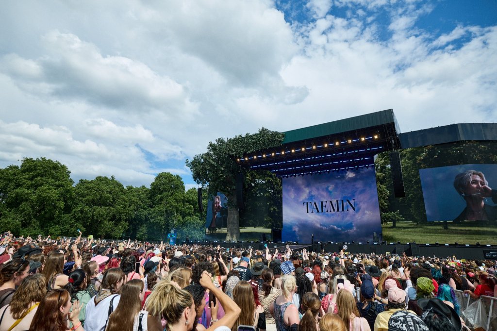 Taemin delivered a wonderful show at BST Hyde Park in London / Image courtesy of BST Hyde Park & Galaxy Corporation & Taemin